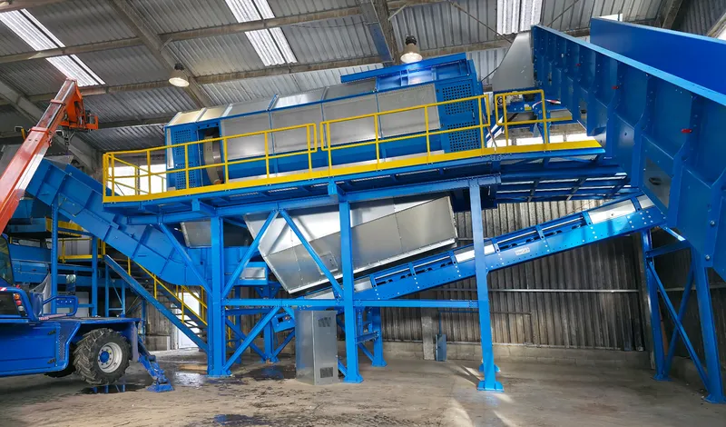 Trommel screens and PET bottle perforators – Bluetech installation, photo 7