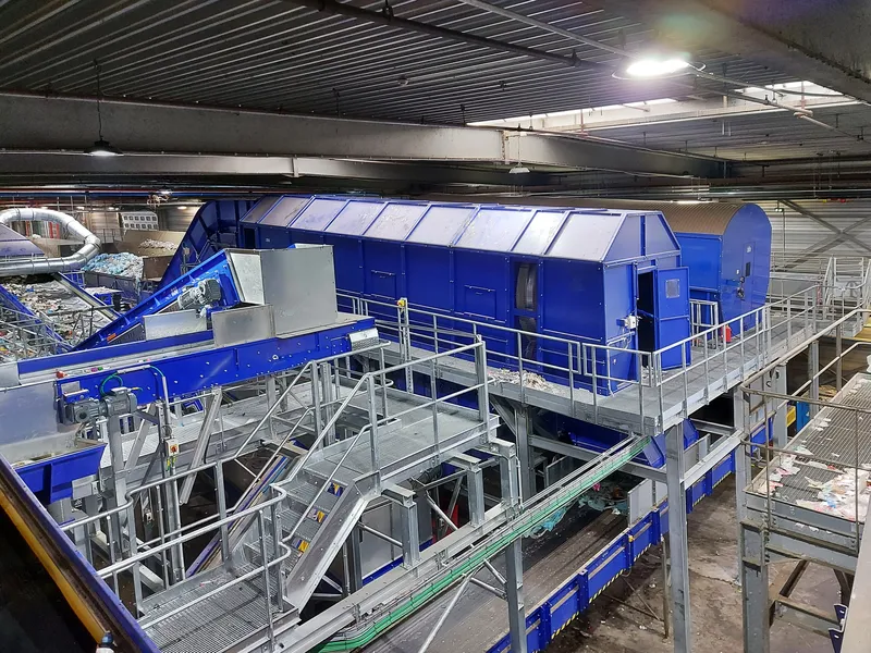 Lines for sorting raw materials and RDF production – Bluetech installation, photo 1