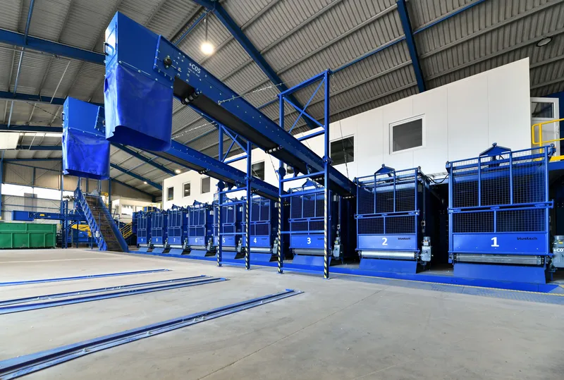 Lines for sorting raw materials and RDF production – Bluetech installation, photo 2