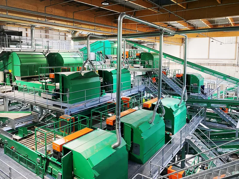 Lines for sorting raw materials and RDF production – Bluetech installation, photo 3