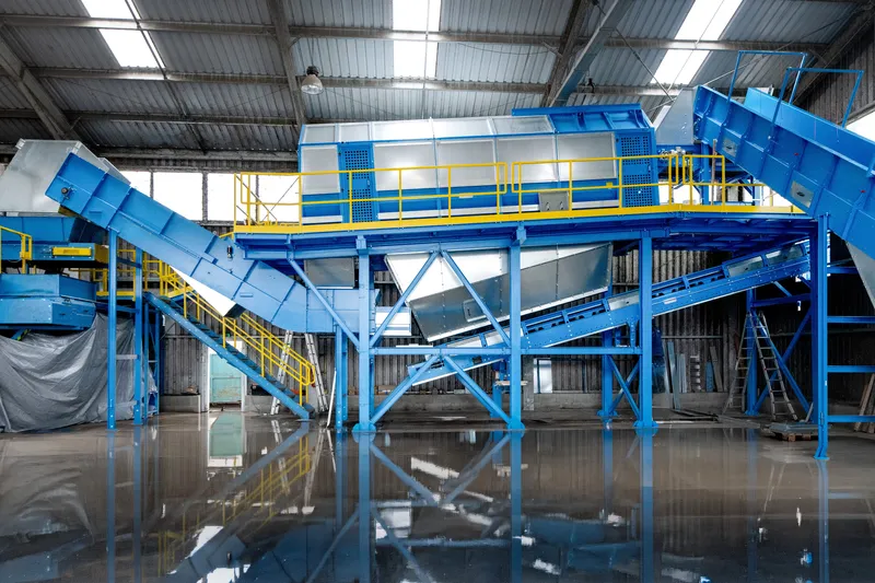 Lines for sorting raw materials and RDF production – Bluetech installation, photo 4
