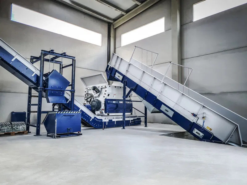 Lines for sorting raw materials and RDF production – Bluetech installation, photo 7