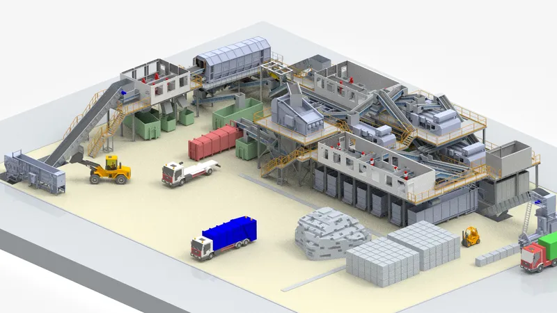 Lines for sorting raw materials and RDF production – Bluetech installation, photo 10