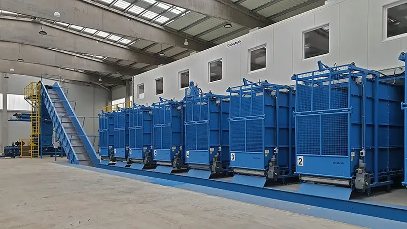 Lines for sorting raw materials and RDF production – Bluetech installation, photo 17