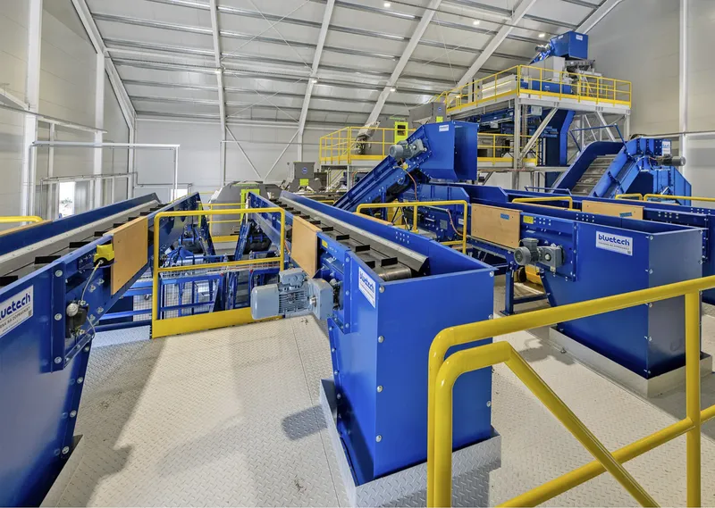 Lines for sorting raw materials and RDF production – Bluetech installation, photo 18