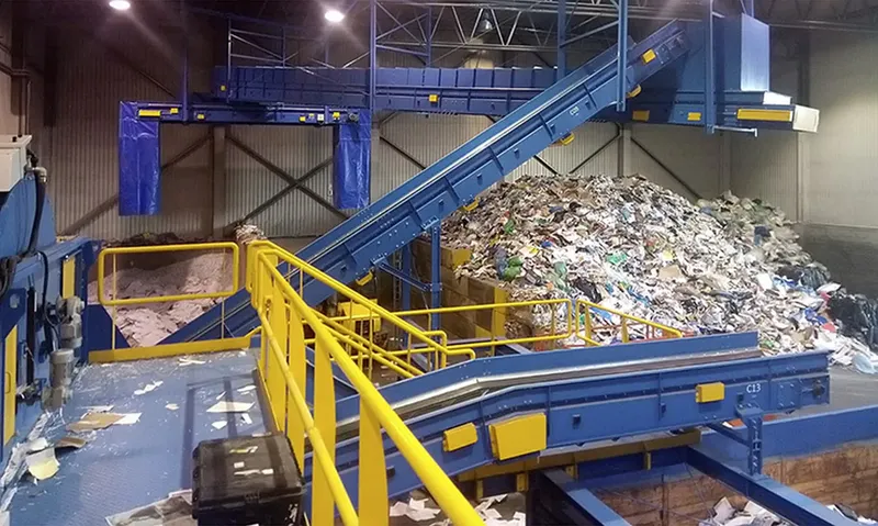 Lines for sorting raw materials and RDF production – Bluetech installation, photo 19