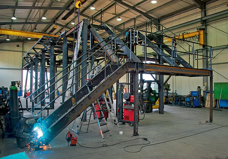 Steel structures – Bluetech installation, photo 2