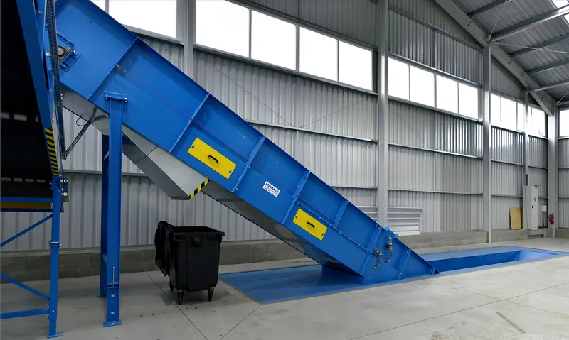 Řetězové dopravníky – realizace Bluetech, foto 10