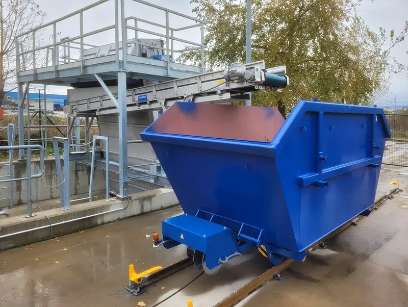 Dopravníky pro ČOV – realizace Bluetech, foto 1