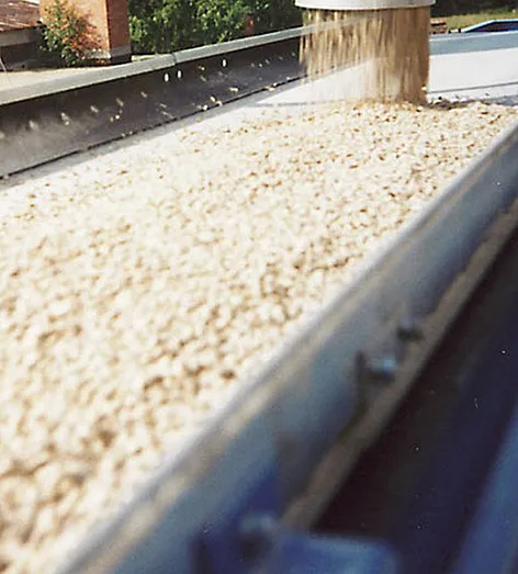 Conveyors for briquettes, pellets, granules, sawdust, wood chips – Bluetech installation, photo 8