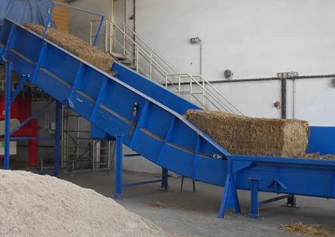 Conveyors for briquettes, pellets, granules, sawdust, wood chips – Bluetech installation, photo 10